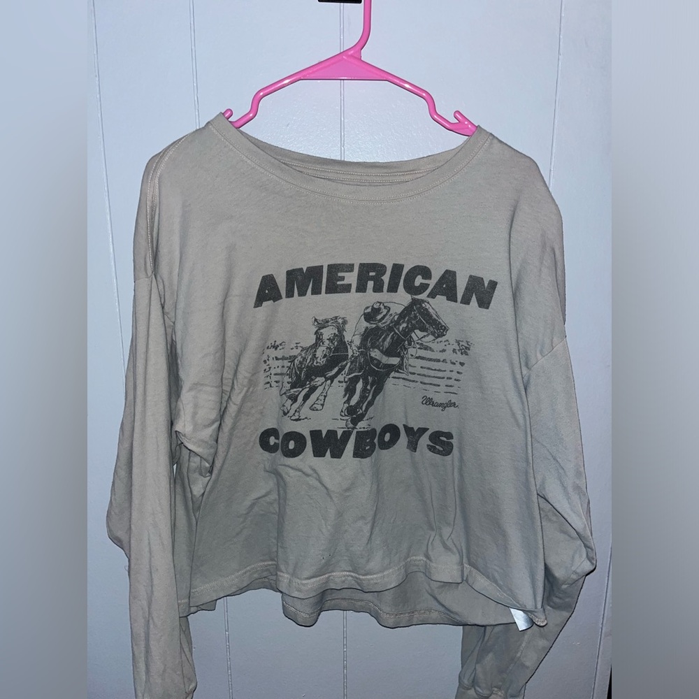 Wrangler cropped long sleeve